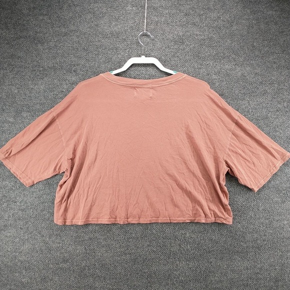 Wildfox Coca Cola Women's Grape Fanta Crop Top Brownish Red Large Crew Neck - Picture 6 of 13